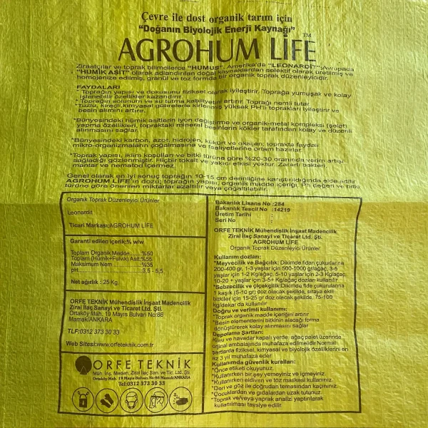 Agrohum Life 25Kg - Görsel 3